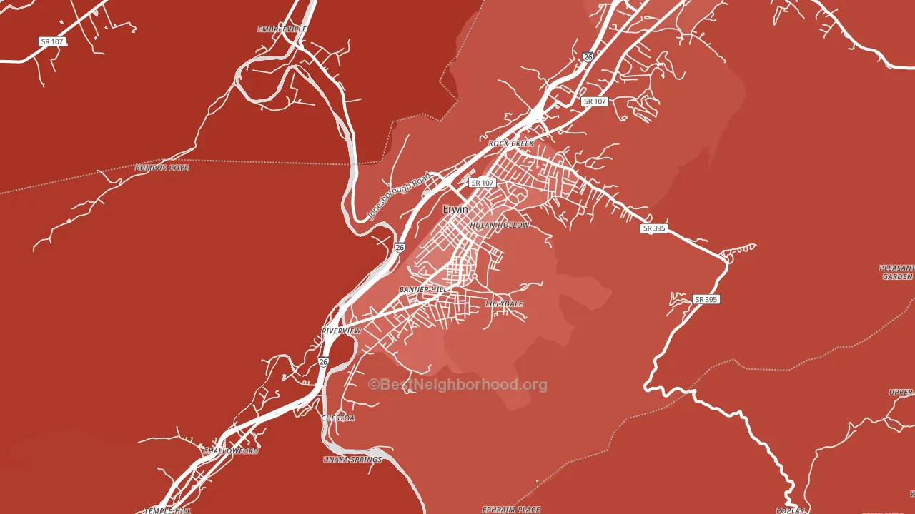 37650, TN block-group political-lean map