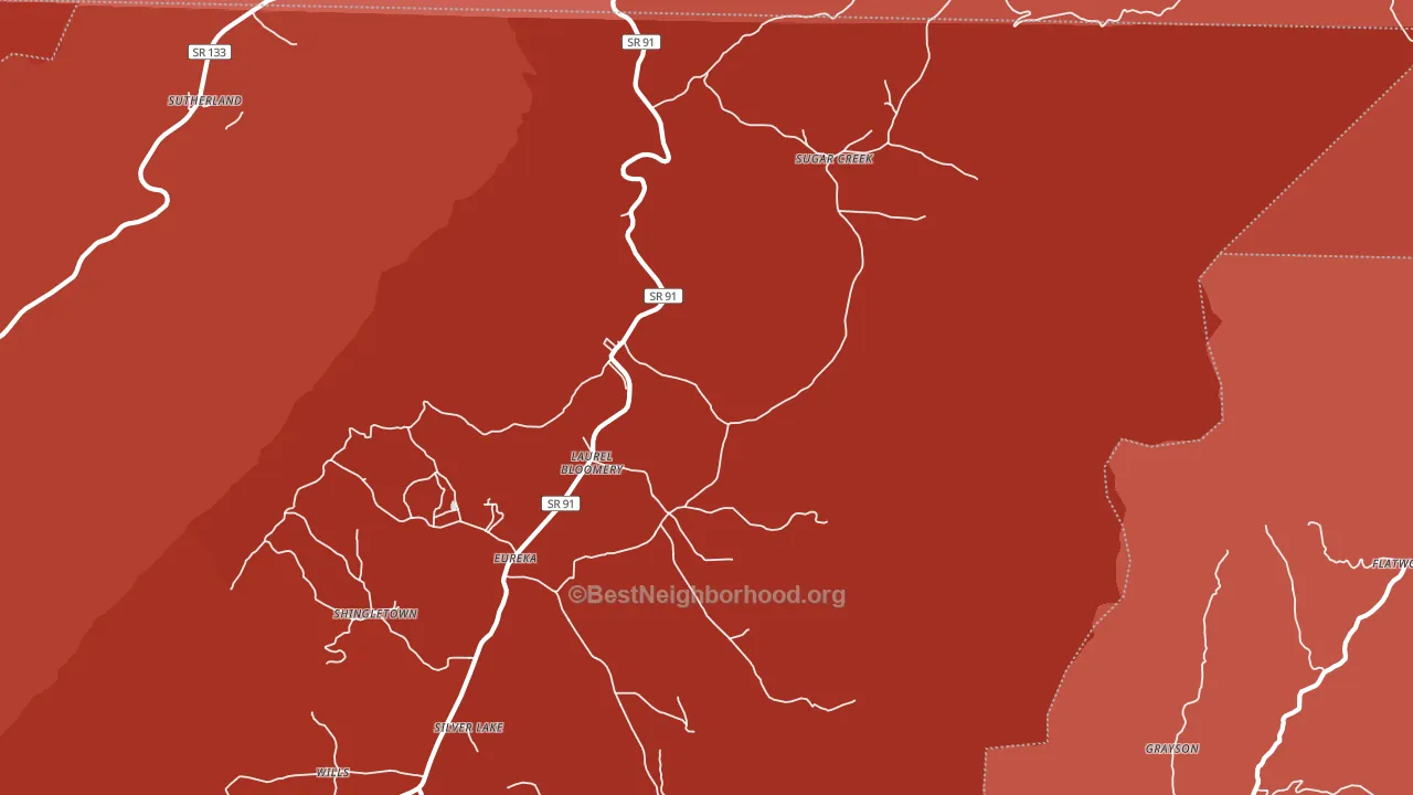 37680, TN block-group political-lean map