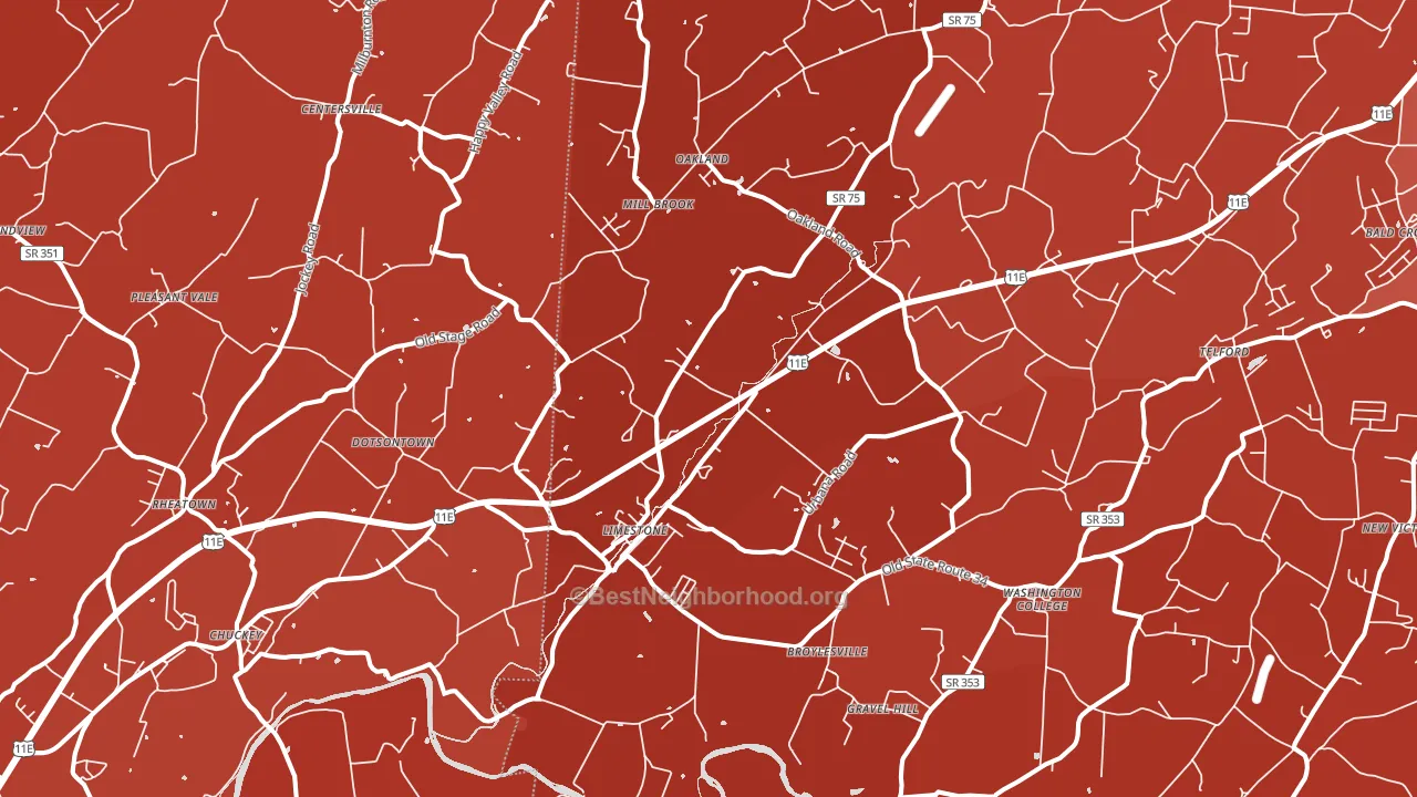 37681, TN block-group political-lean map