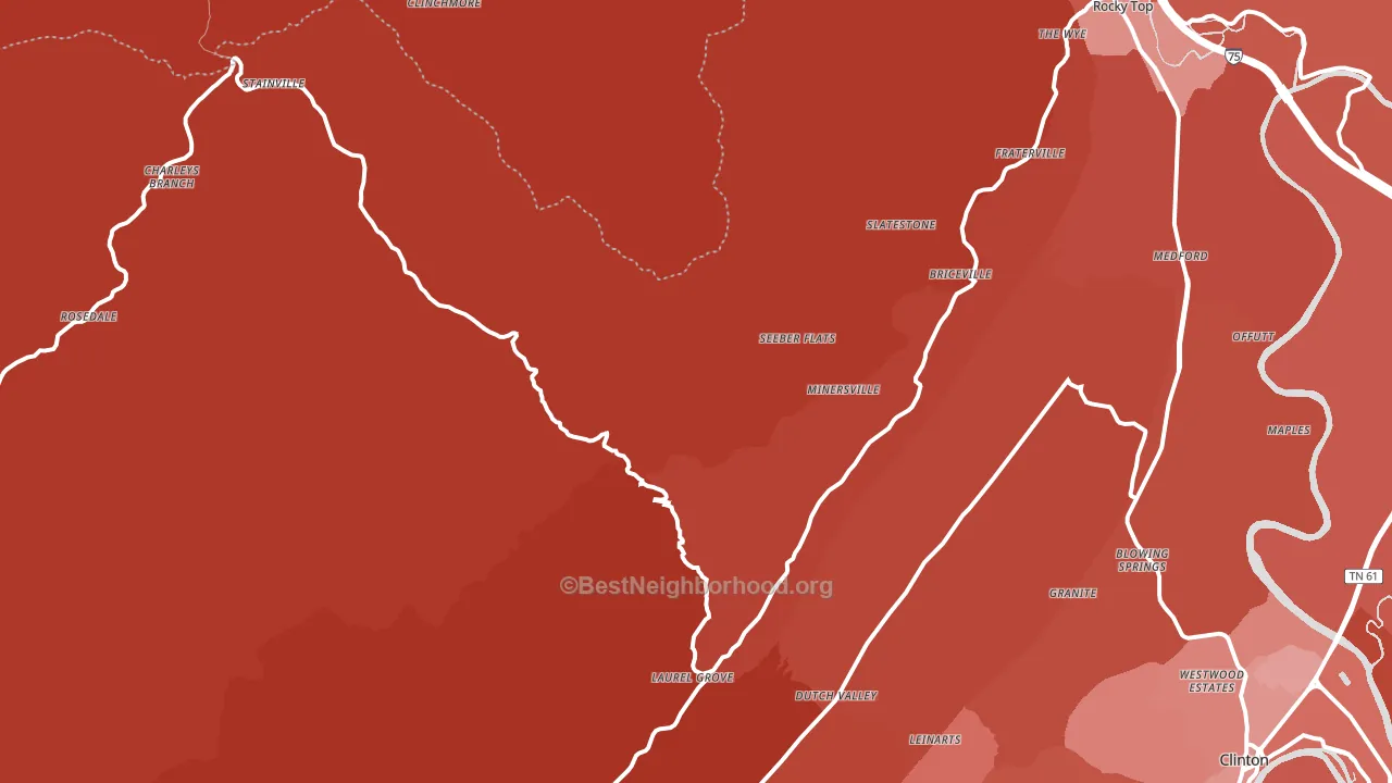 37710, TN block-group political-lean map