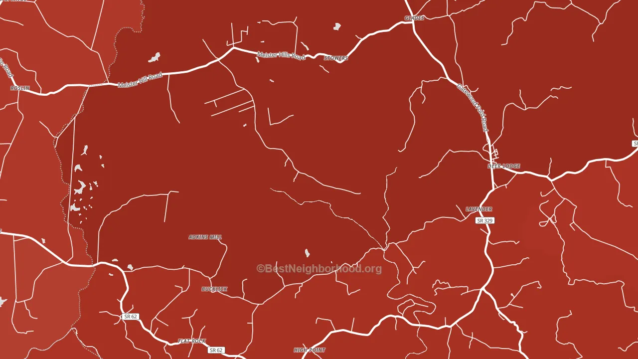 37726, TN block-group political-lean map