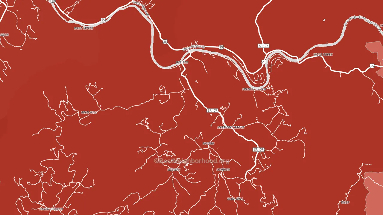 37727, TN block-group political-lean map
