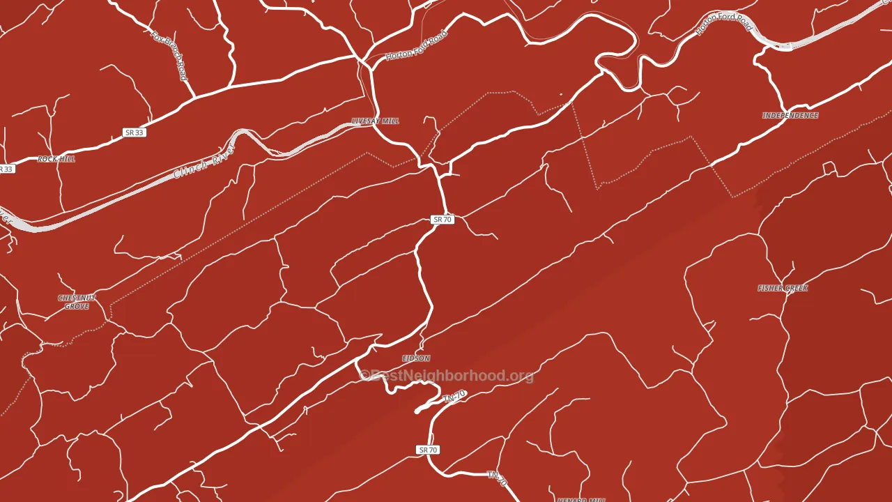 37731, TN block-group political-lean map