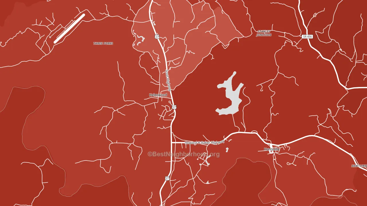 37755, TN block-group political-lean map