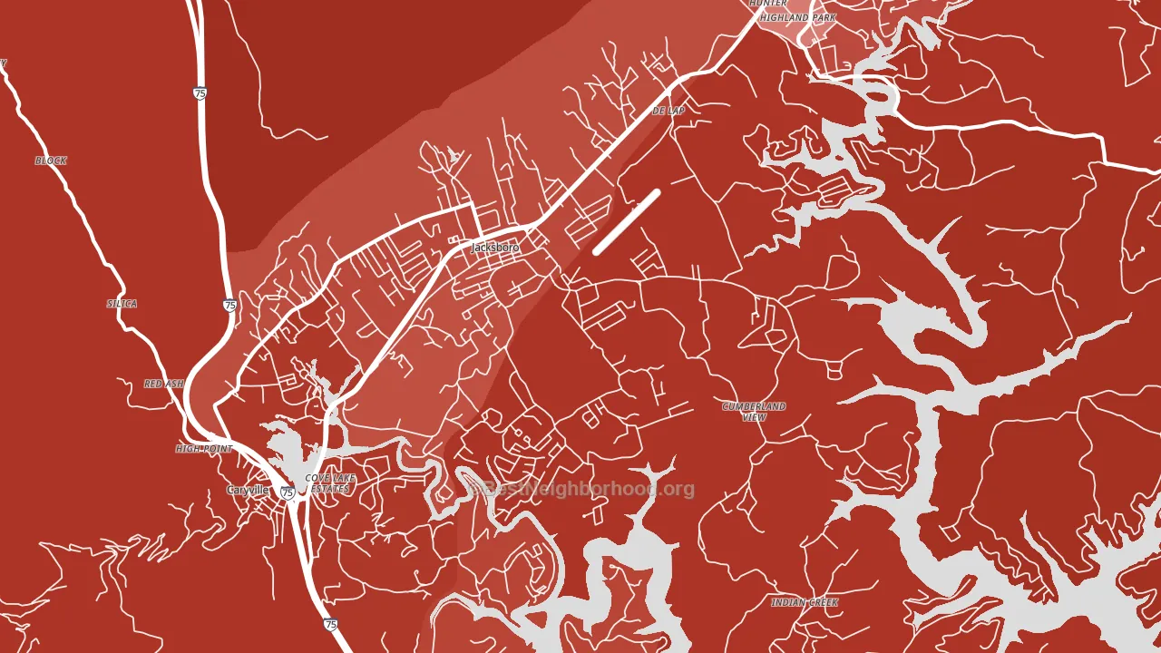 37757, TN block-group political-lean map