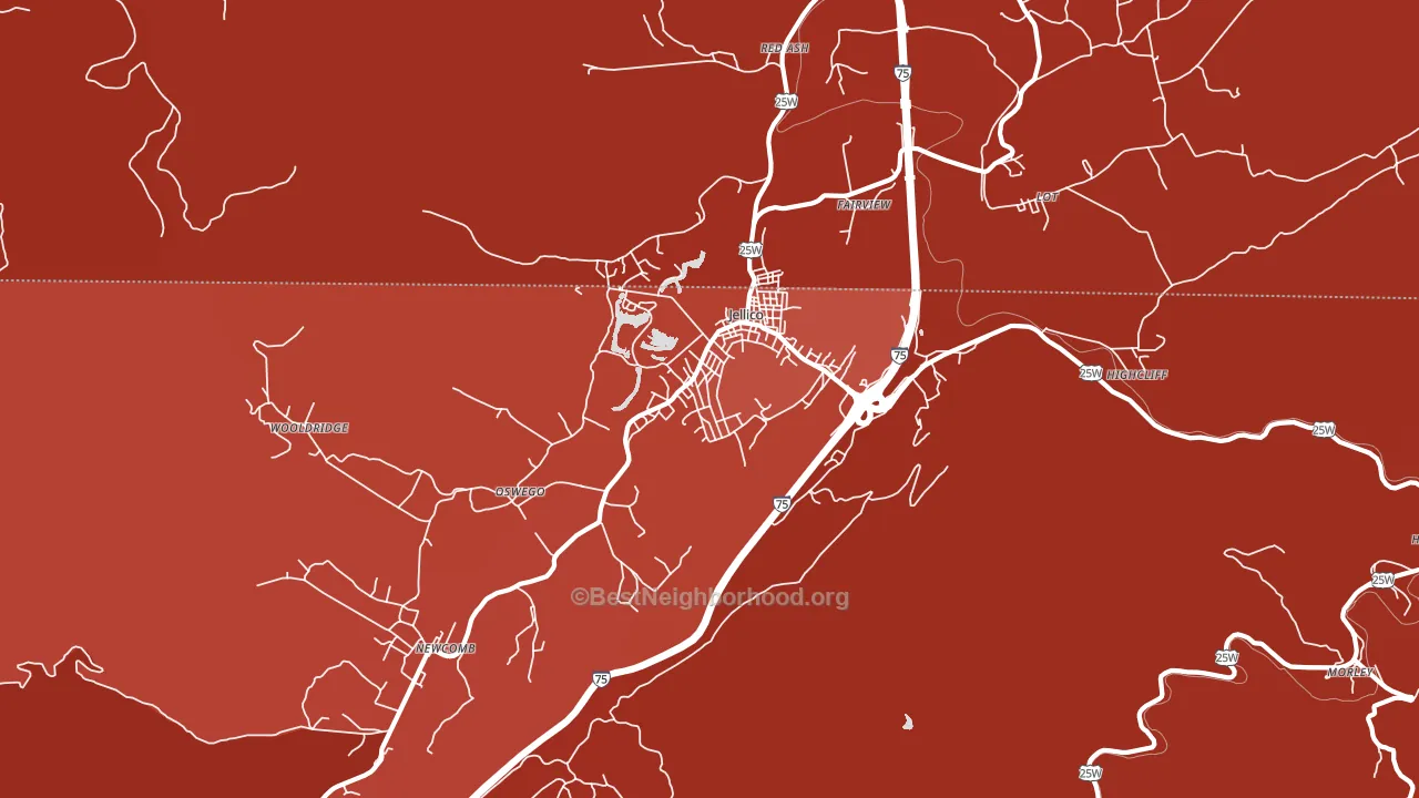 37762, TN block-group political-lean map