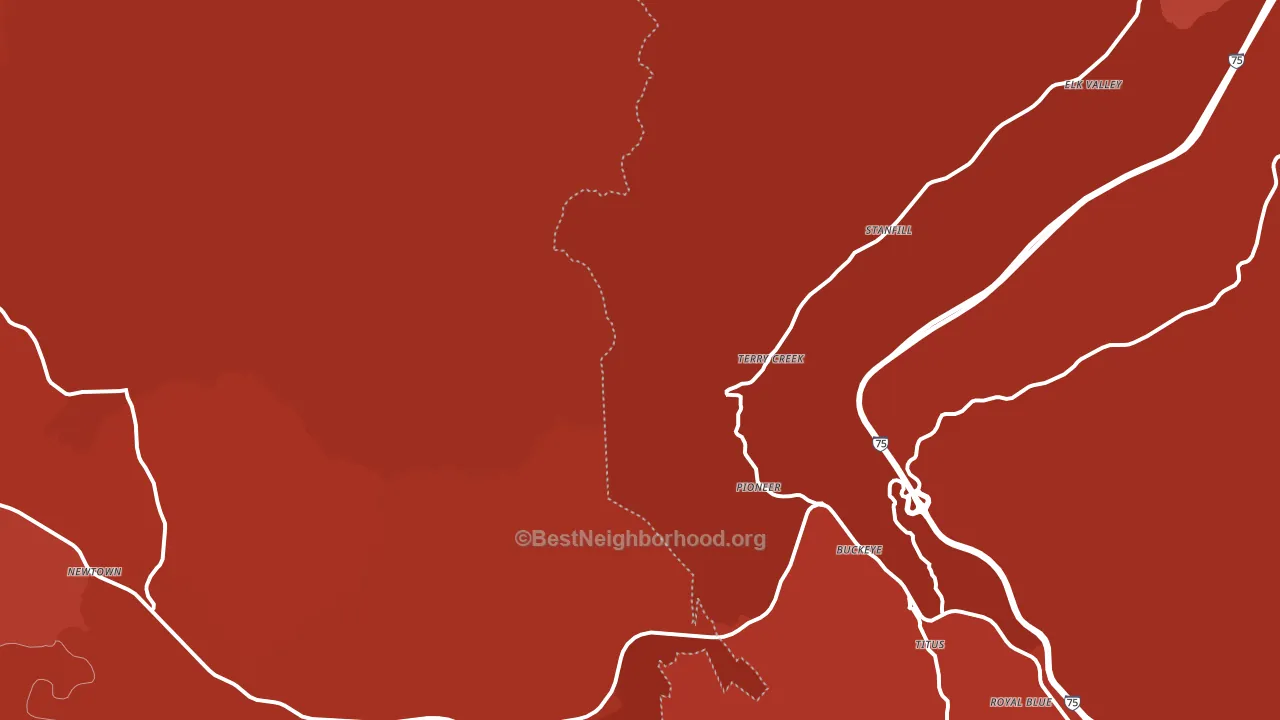 37847, TN block-group political-lean map