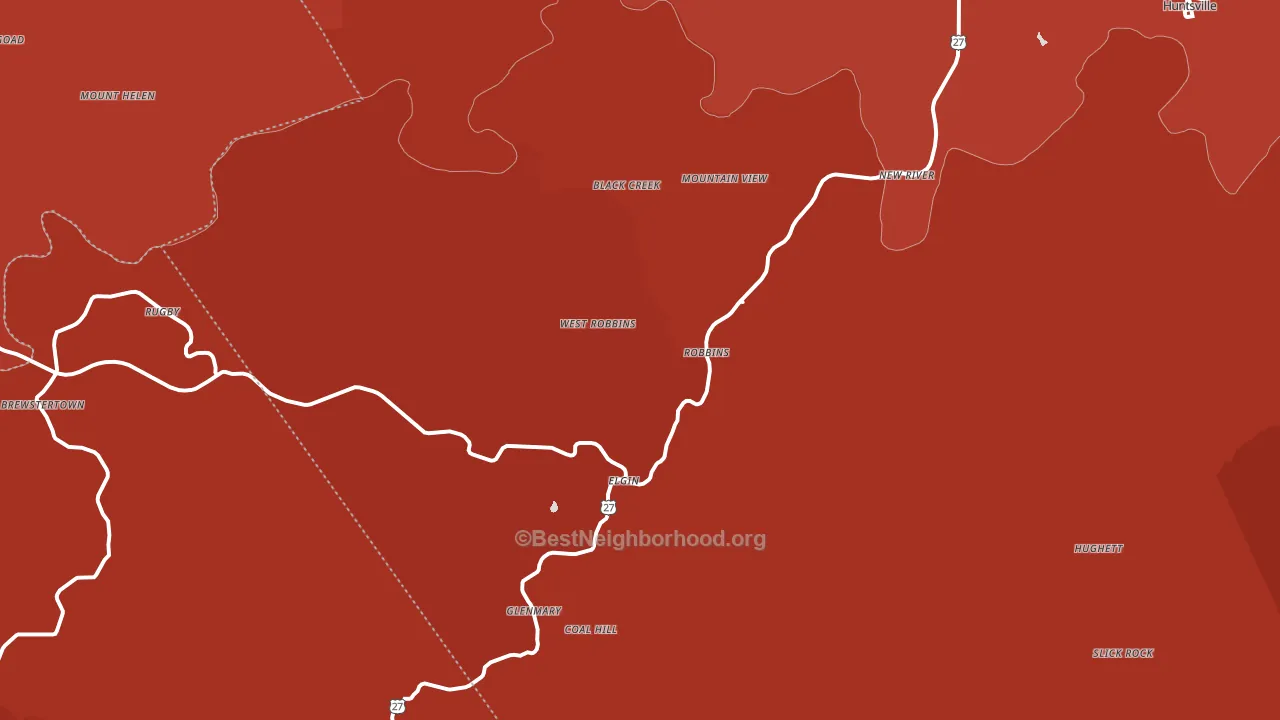 37852, TN block-group political-lean map