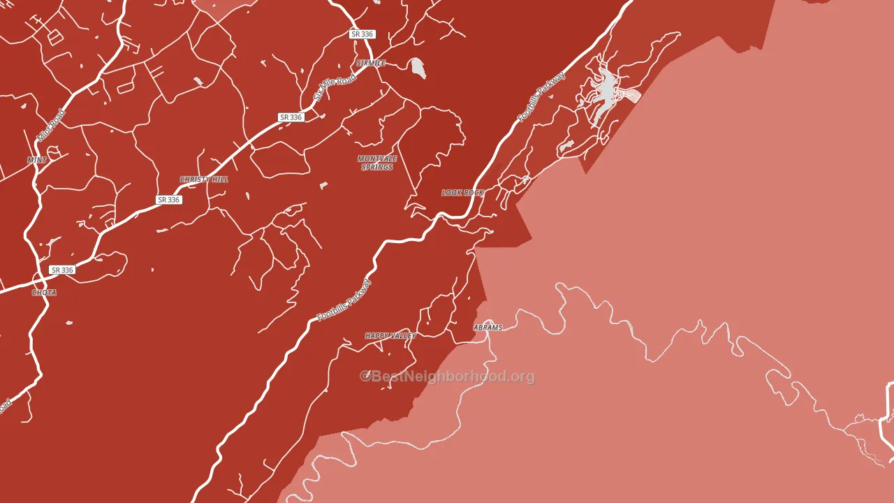 37878, TN block-group political-lean map