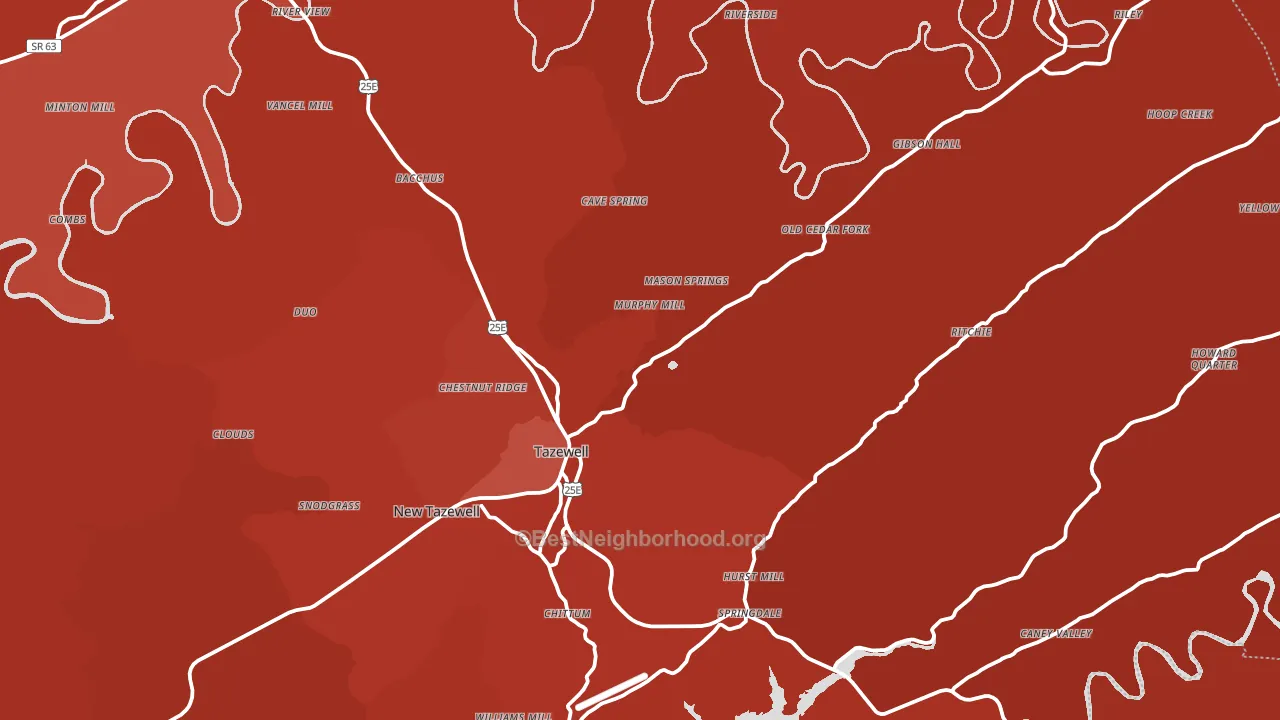 37879, TN block-group political-lean map