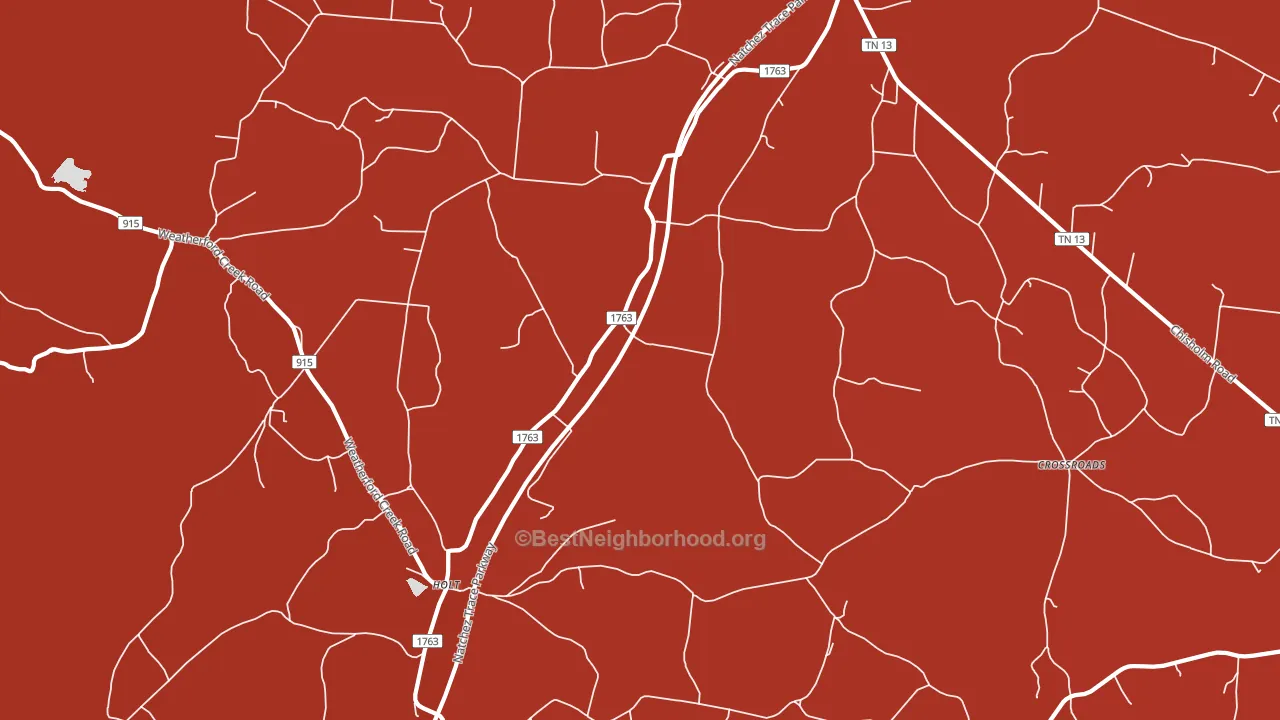 38452, TN block-group political-lean map