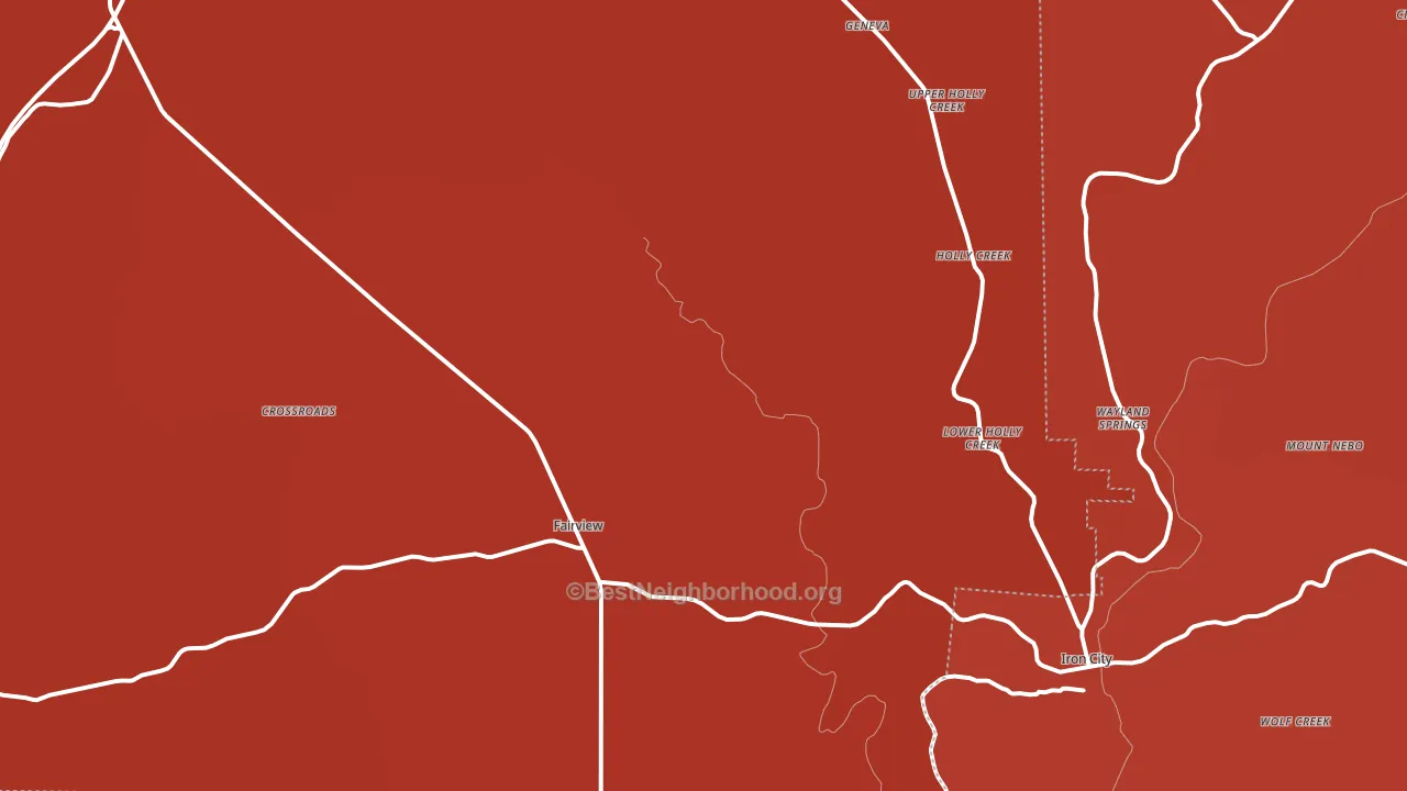 38463, TN block-group political-lean map