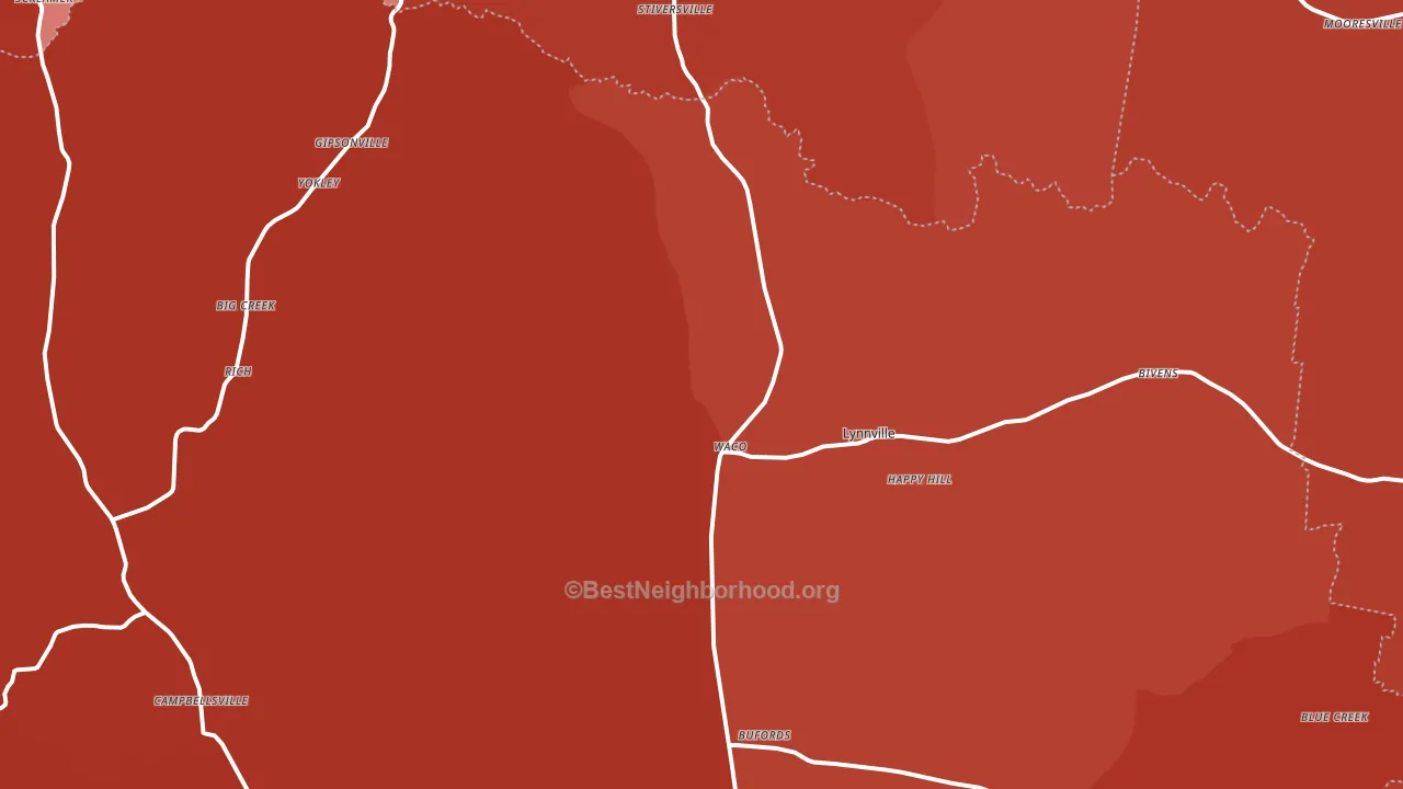 38472, TN block-group political-lean map