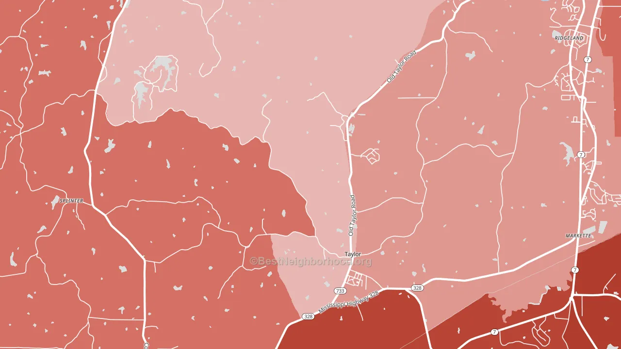 38673, MS block-group political-lean map