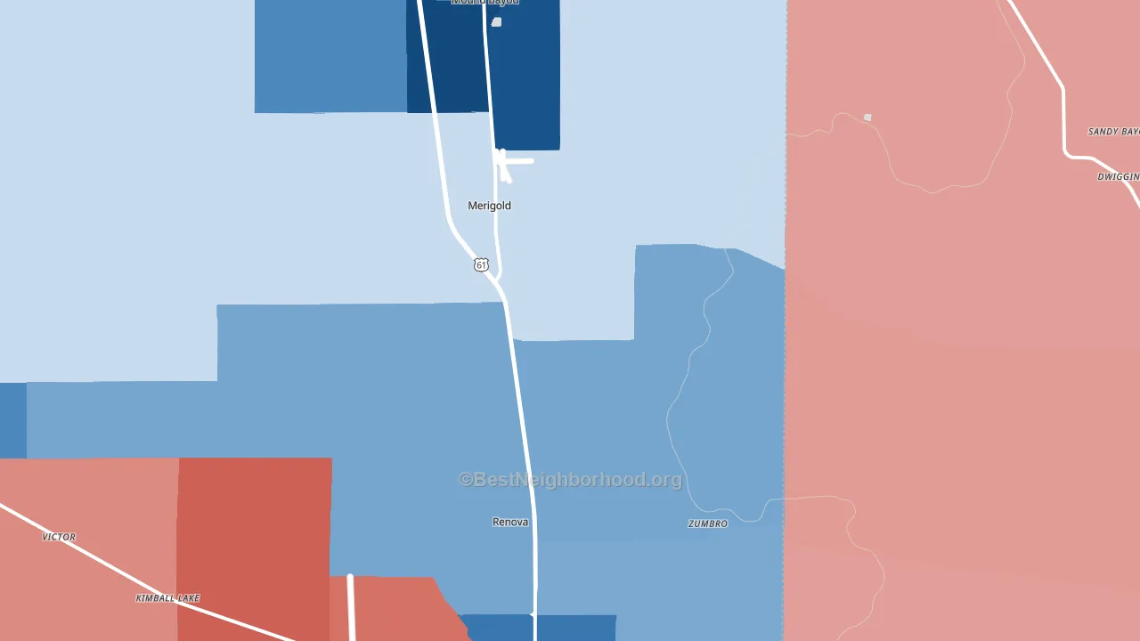38759, MS block-group political-lean map
