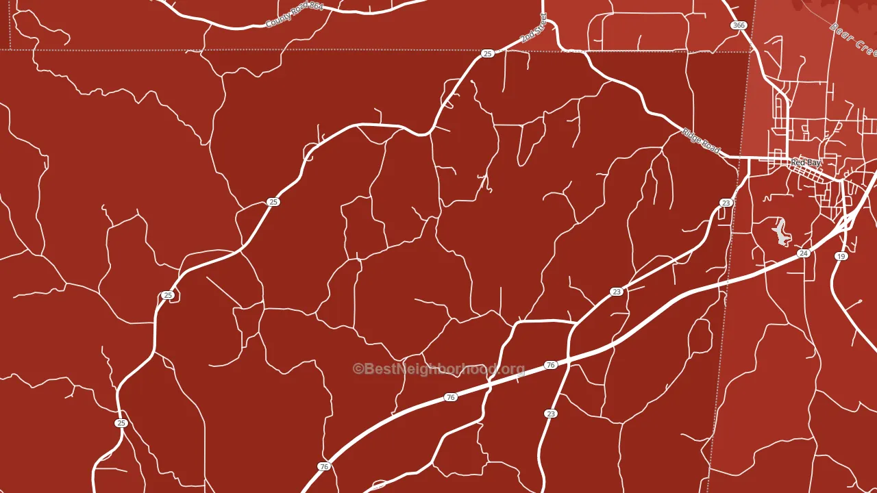 38847, MS block-group political-lean map