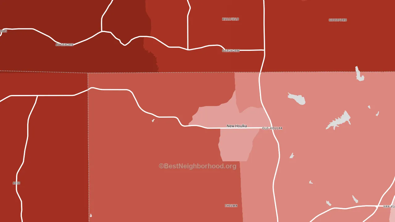 38850, MS block-group political-lean map
