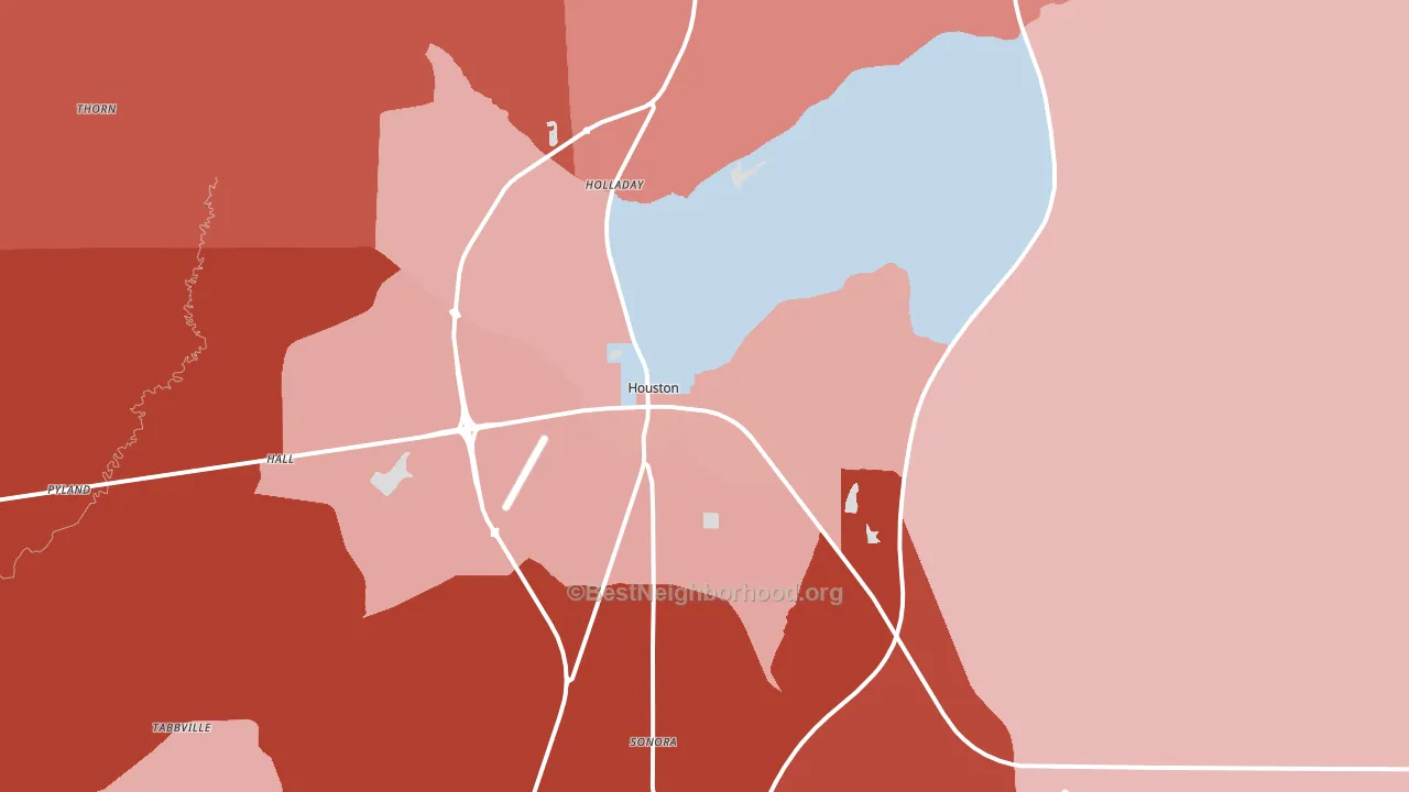 38851, MS block-group political-lean map