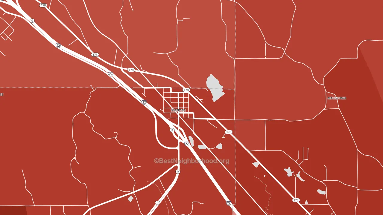 38869, MS block-group political-lean map
