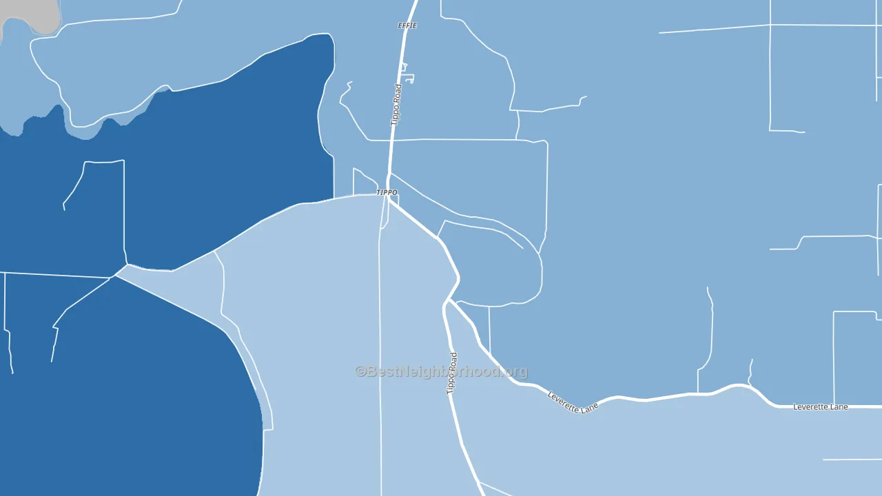 38962, MS block-group political-lean map