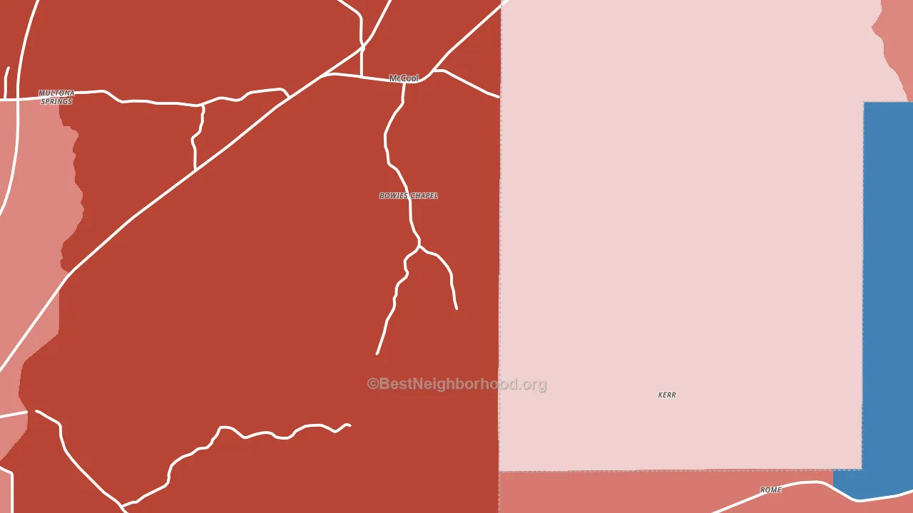 39108, MS block-group political-lean map