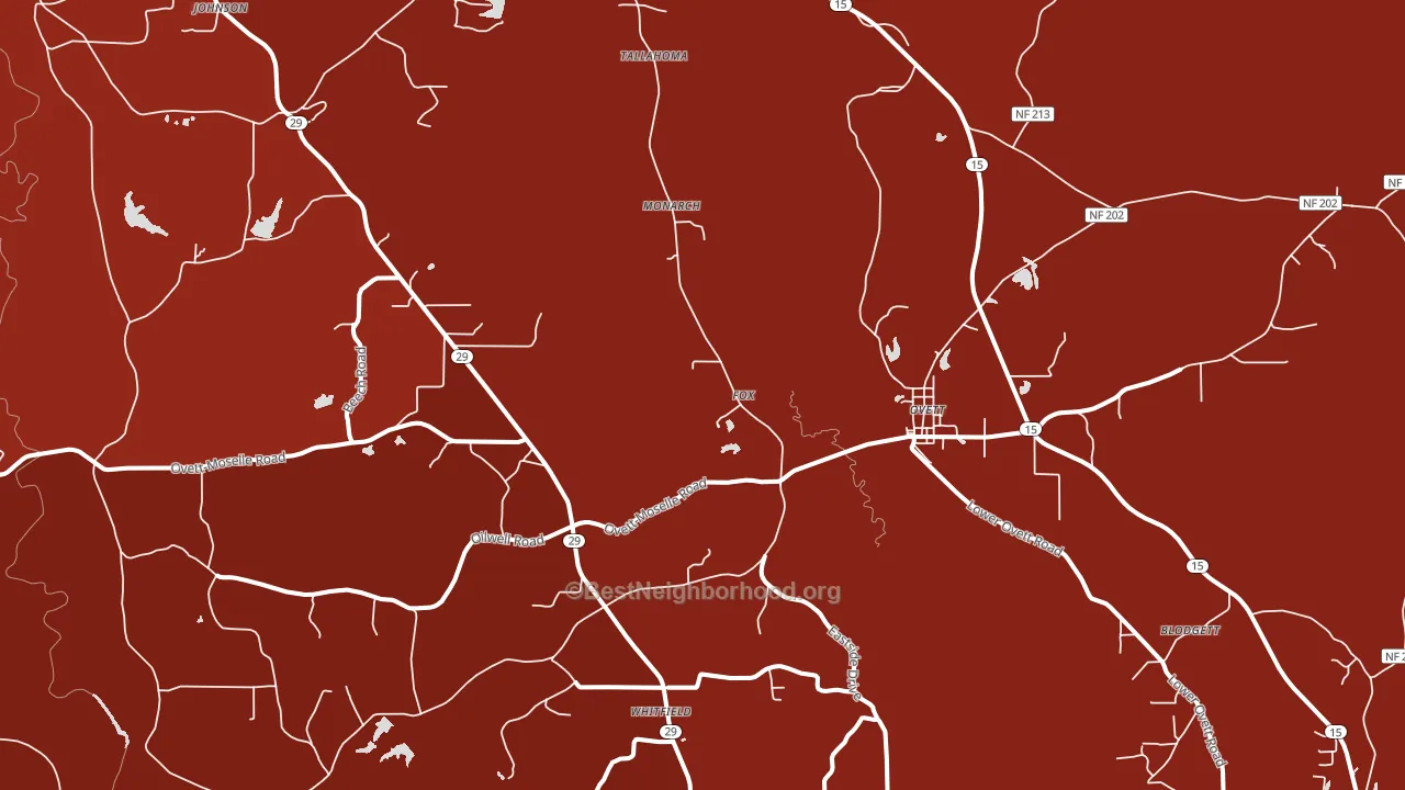 39464, MS block-group political-lean map
