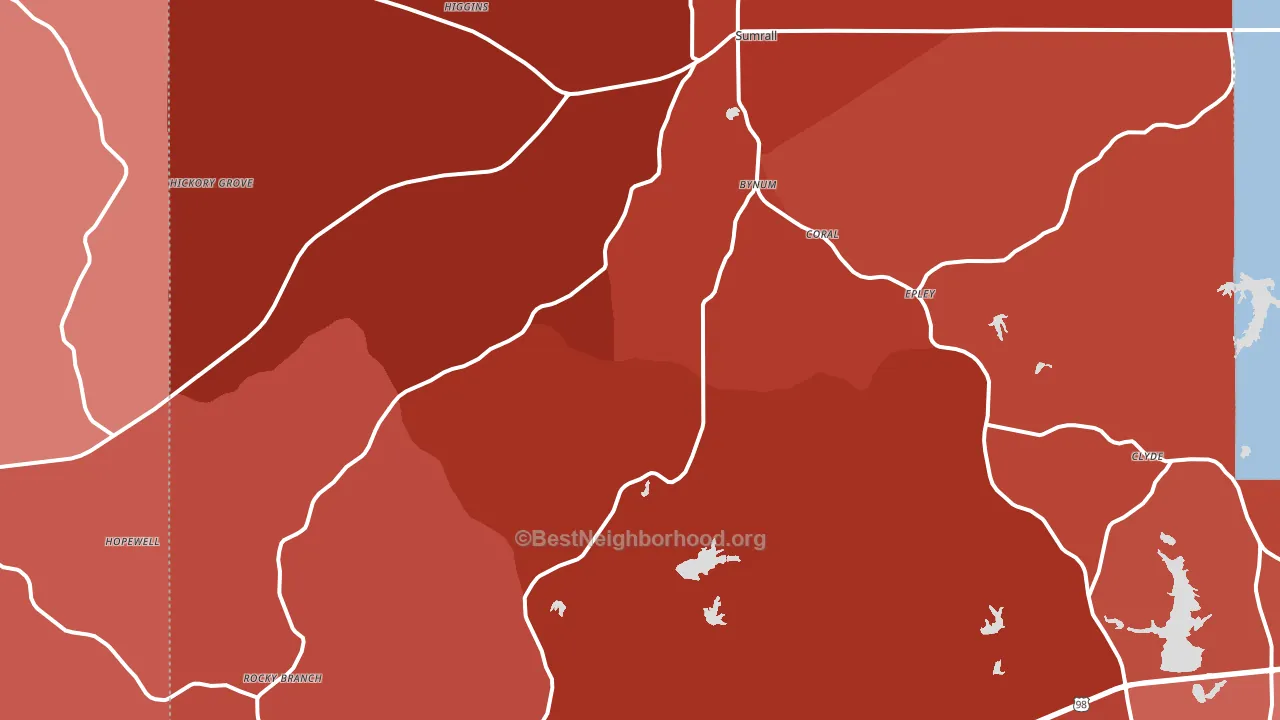 39482, MS block-group political-lean map
