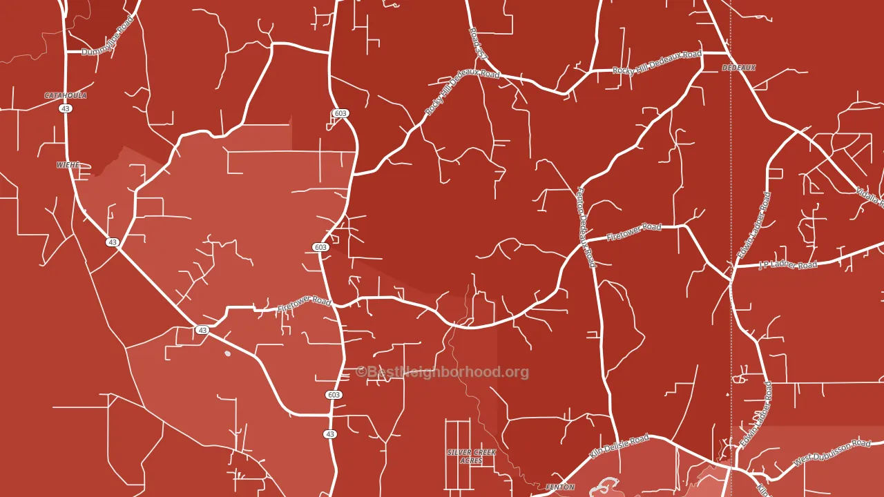 39556, MS block-group political-lean map