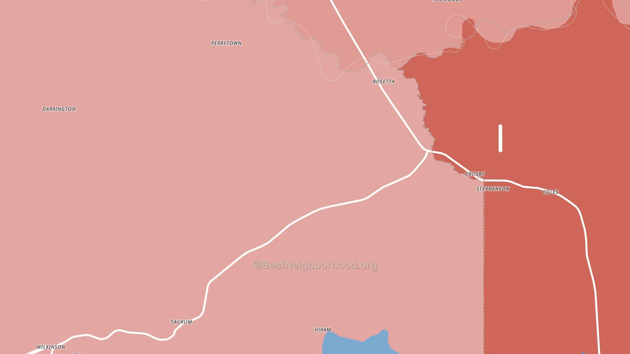 39633, MS block-group political-lean map