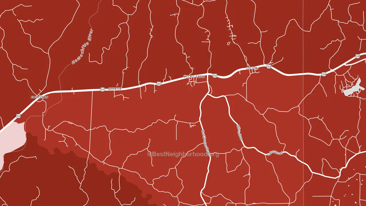 39647, MS block-group political-lean map