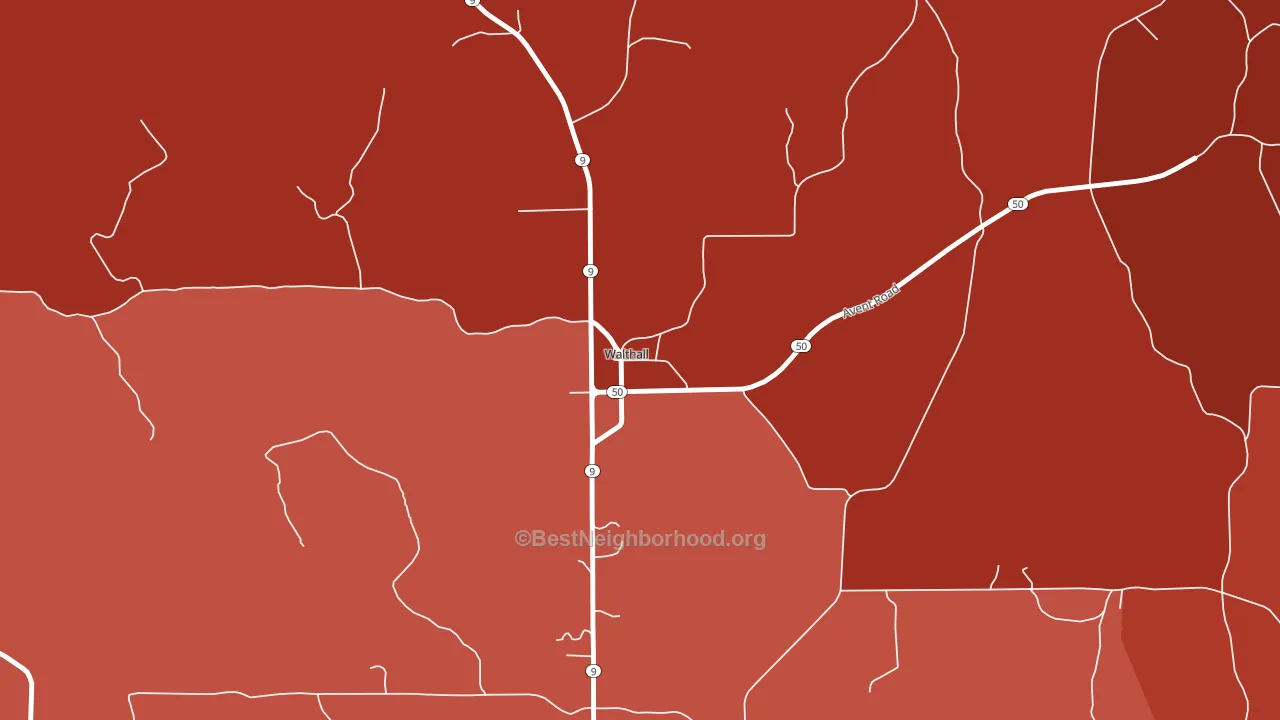 39771, MS block-group political-lean map
