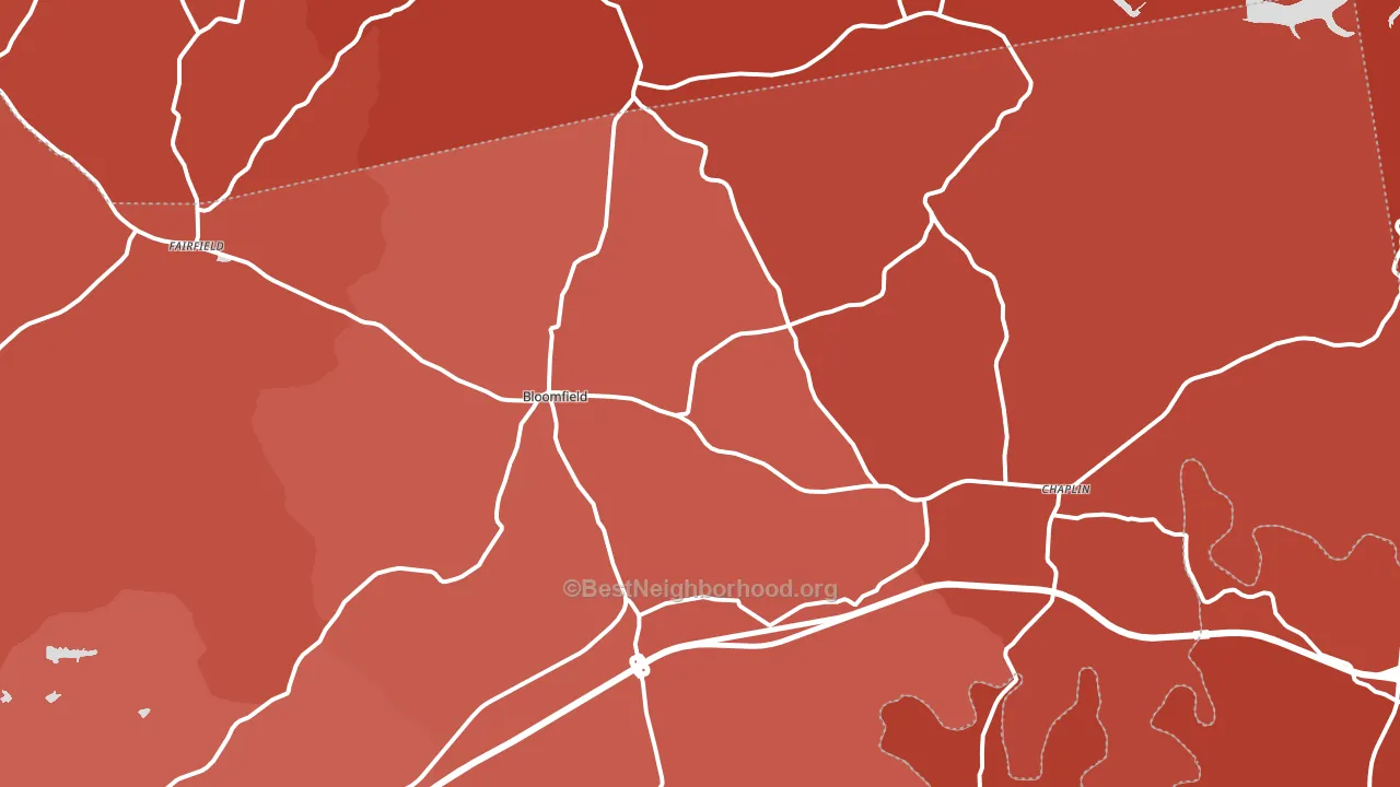 40008, KY block-group political-lean map