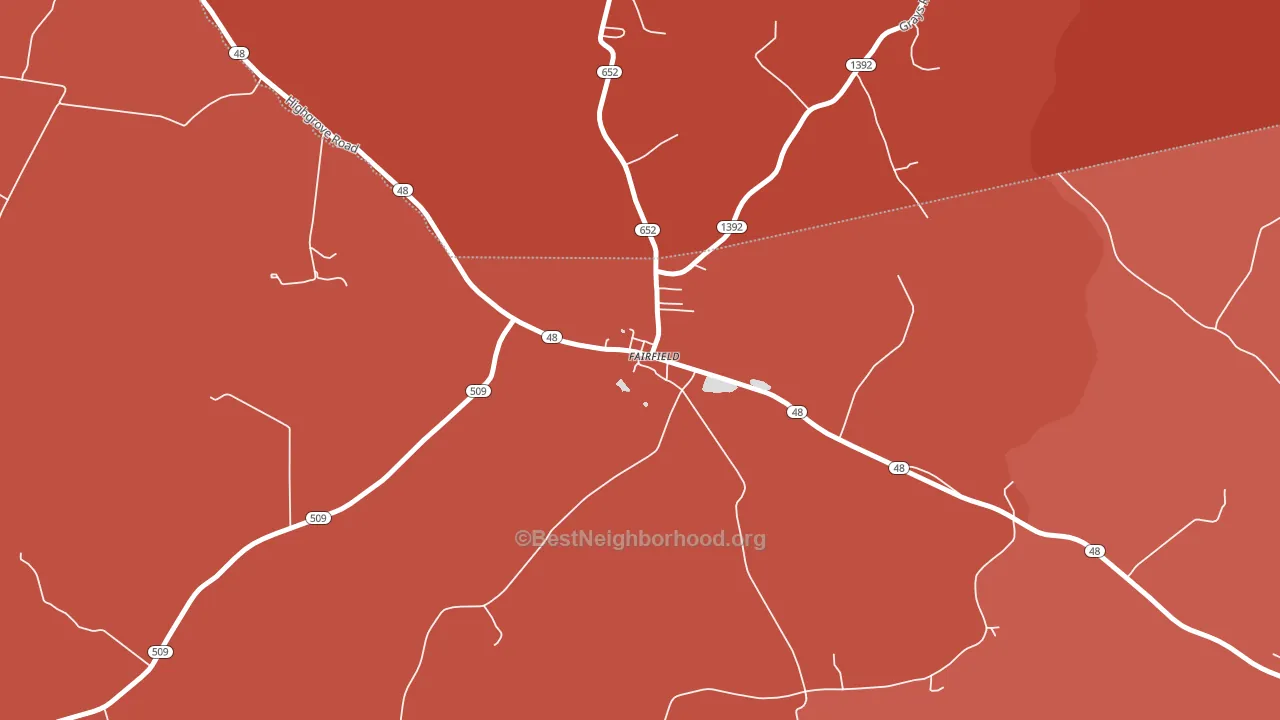 40020, KY block-group political-lean map