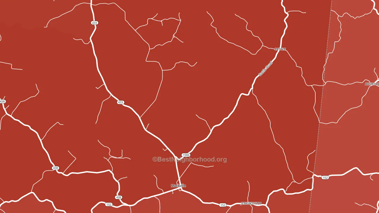 40040, KY block-group political-lean map