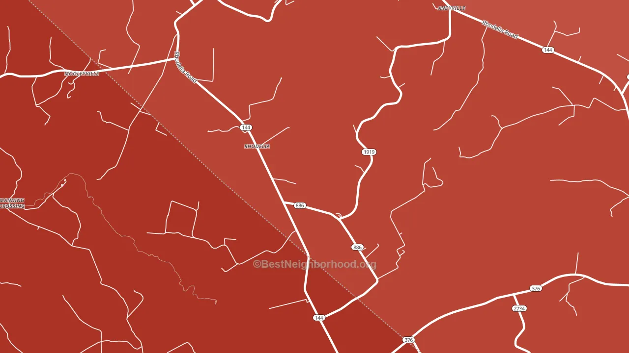 40161, KY block-group political-lean map
