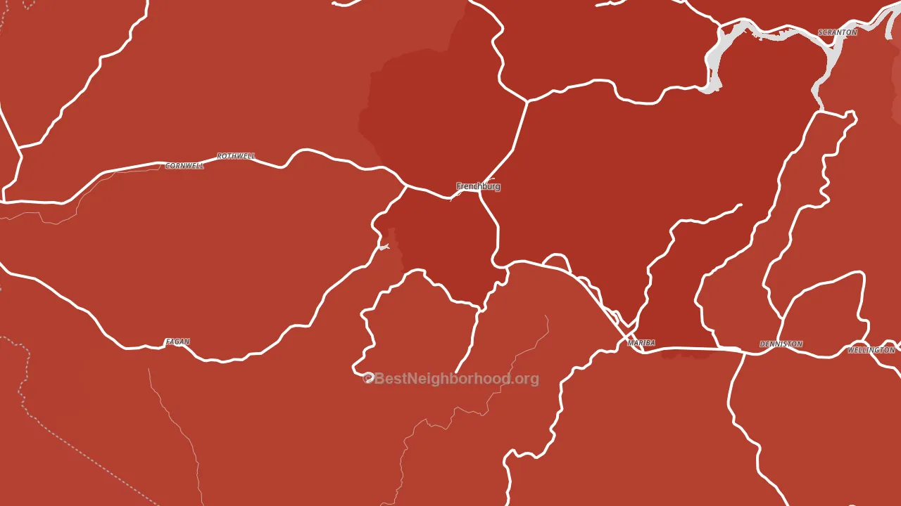 40322, KY block-group political-lean map