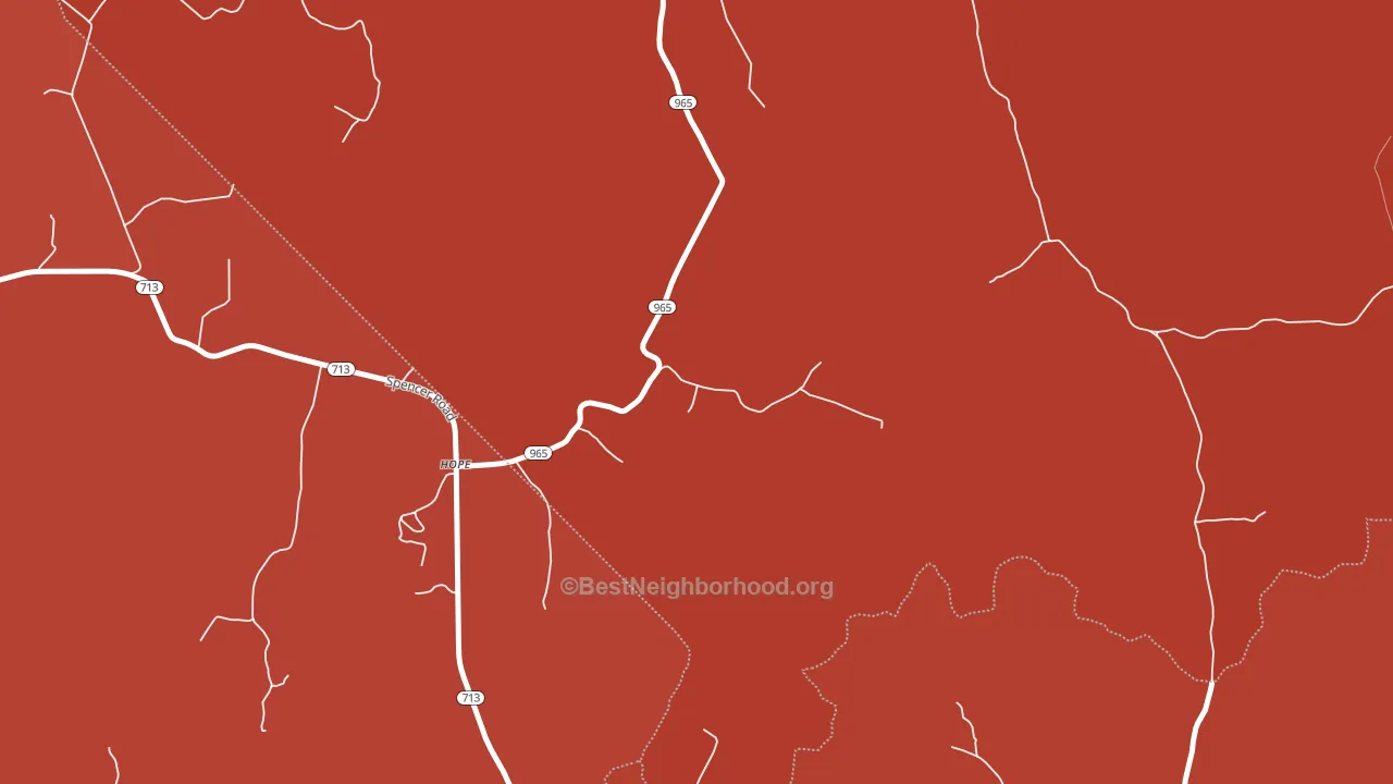 40334, KY block-group political-lean map