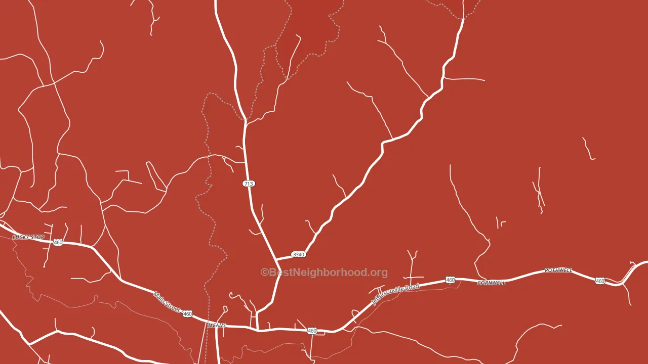 40346, KY block-group political-lean map