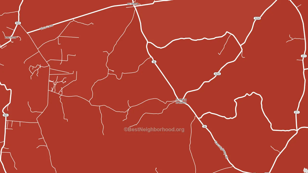 40358, KY block-group political-lean map