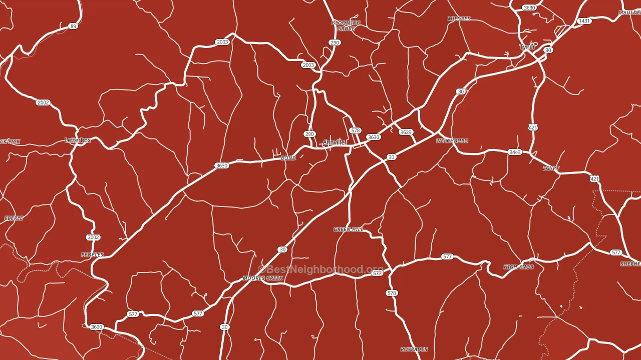 40402, KY block-group political-lean map