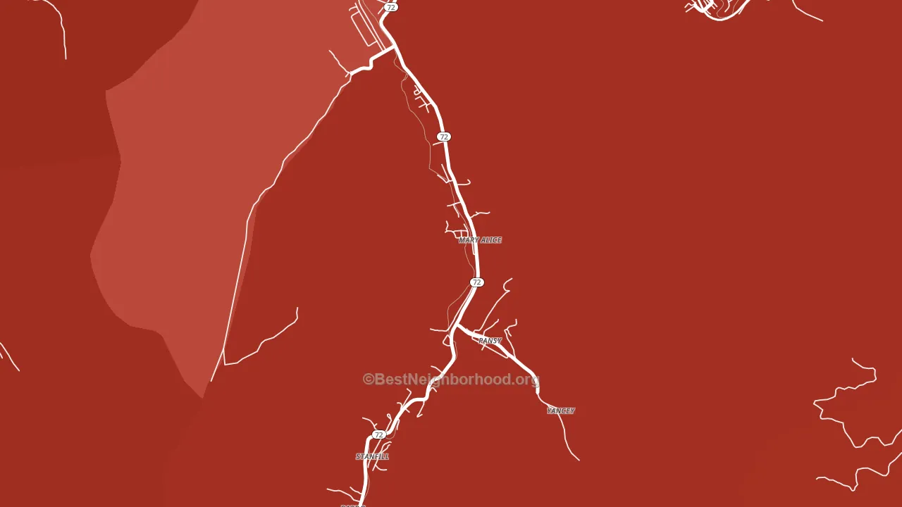 40964, KY block-group political-lean map