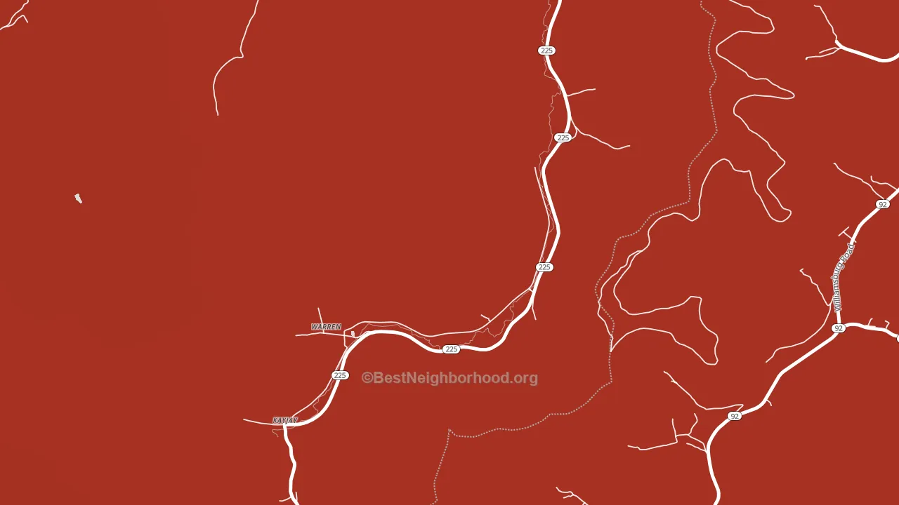 40995, KY block-group political-lean map