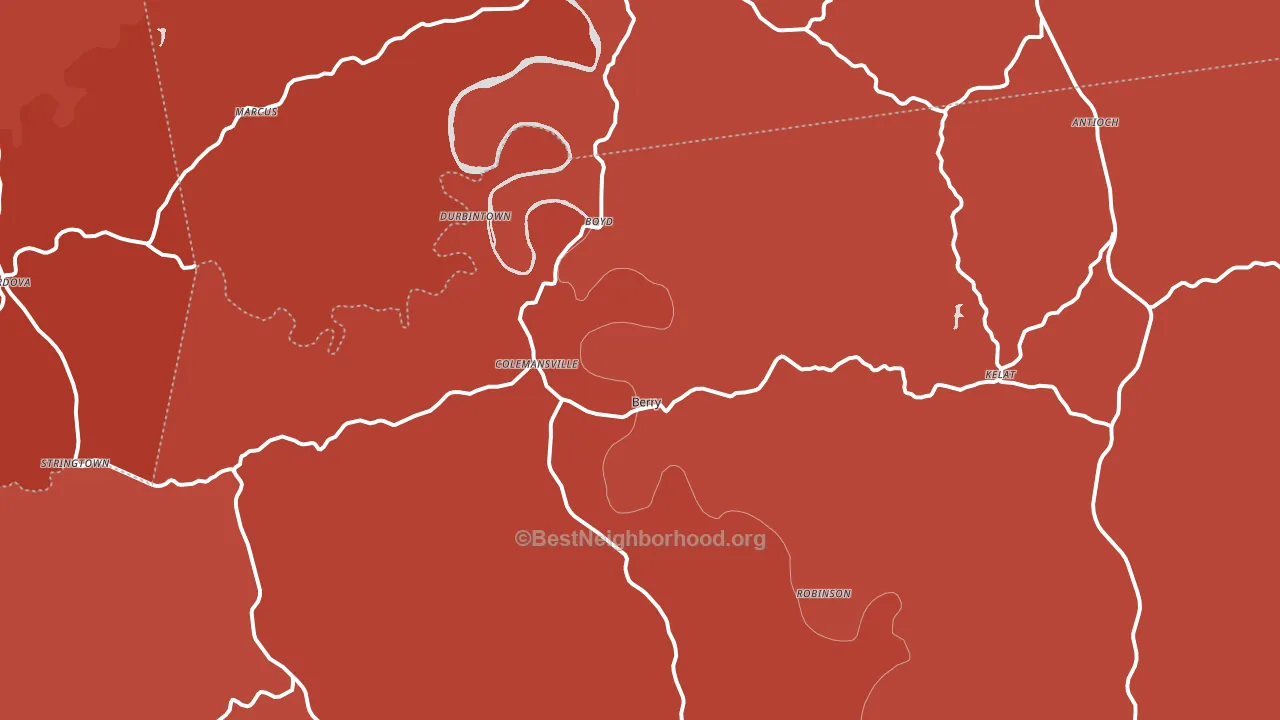 41003, KY block-group political-lean map