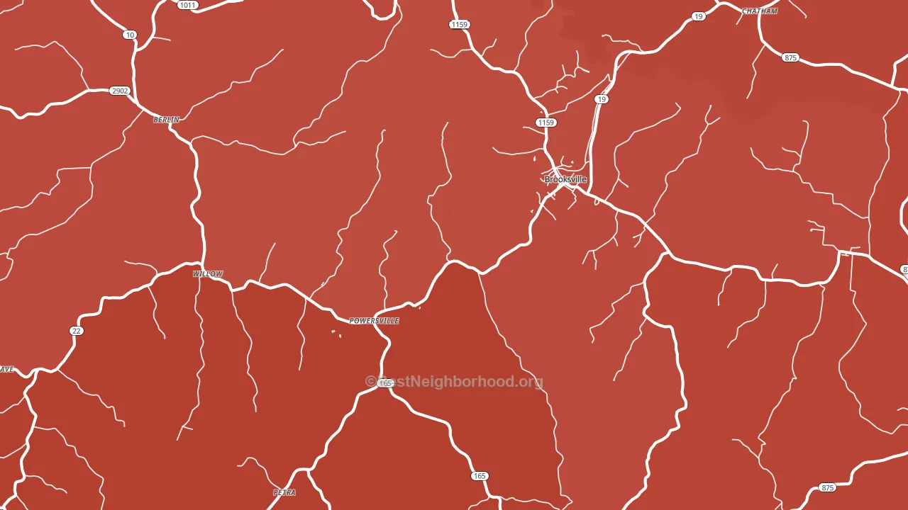 41004, KY block-group political-lean map