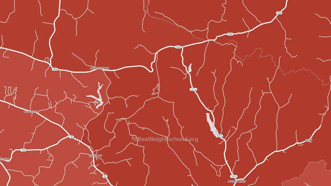 41093, KY block-group political-lean map