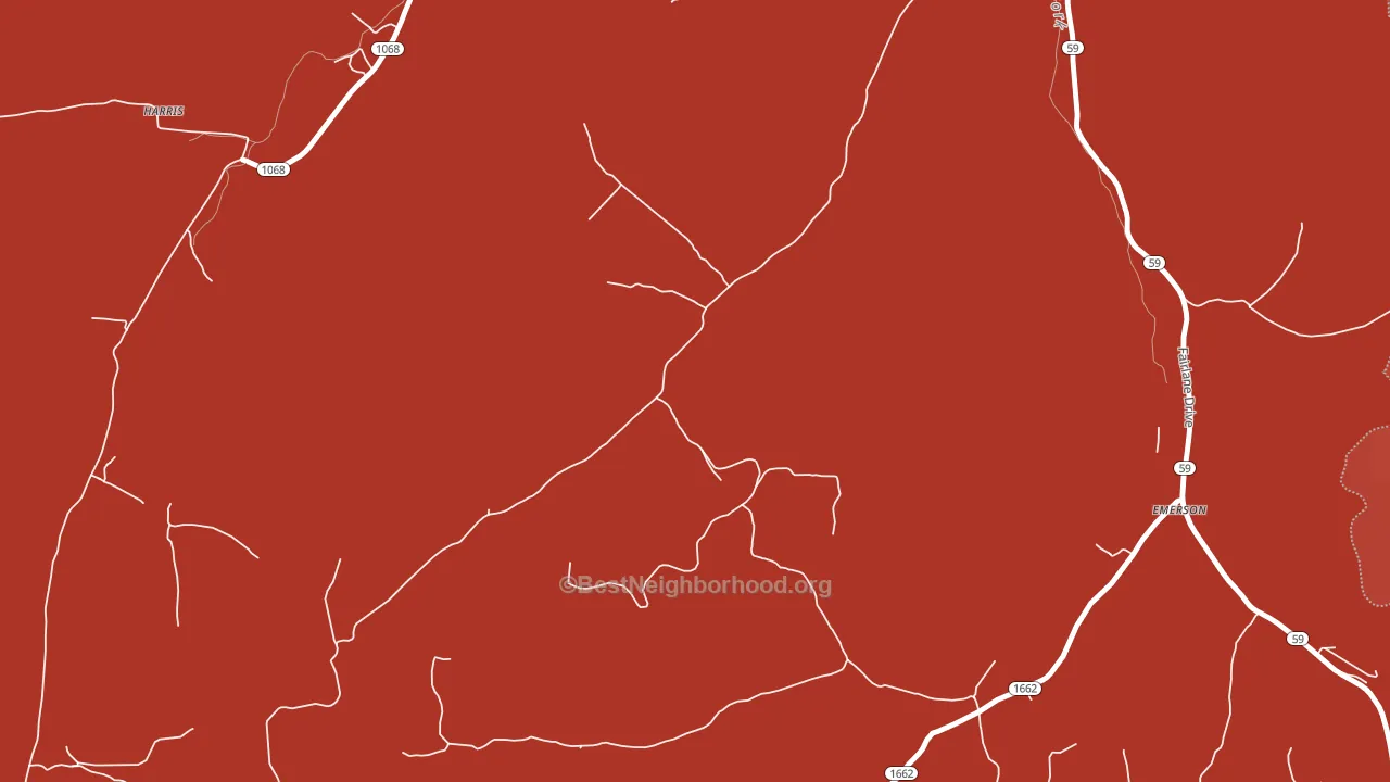 41135, KY block-group political-lean map