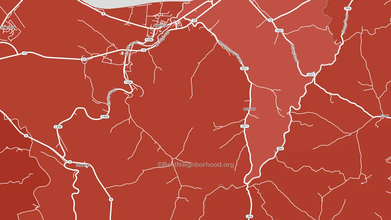 41141, KY block-group political-lean map