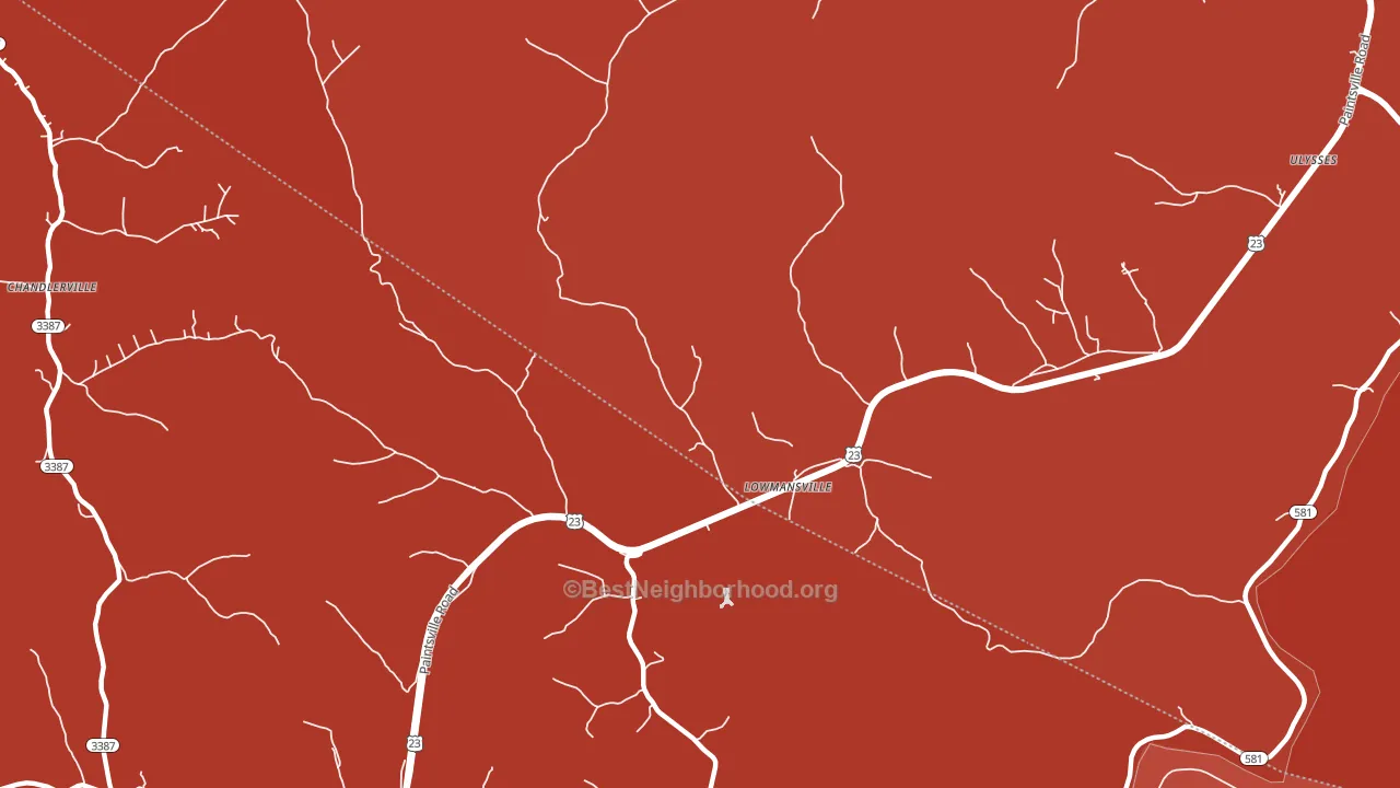 41232, KY block-group political-lean map
