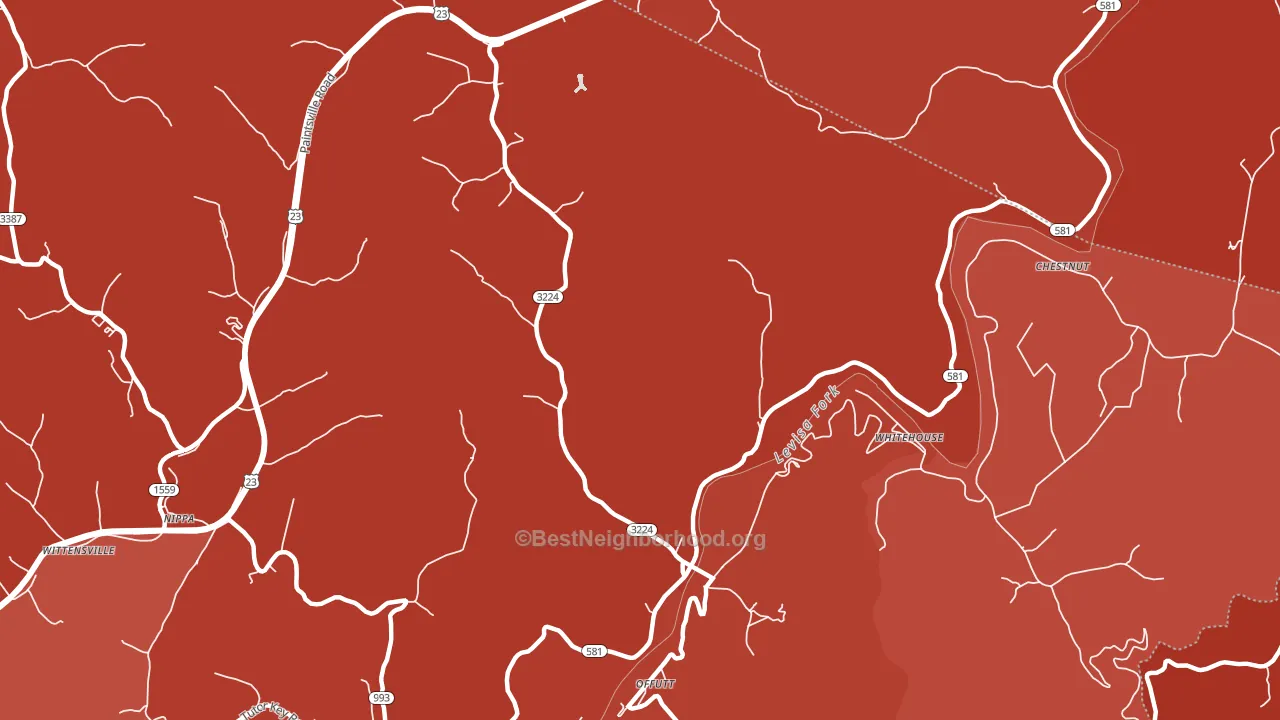 41254, KY block-group political-lean map