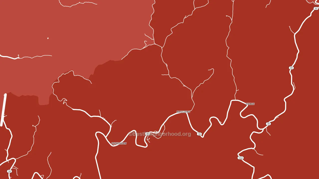 41366, KY block-group political-lean map